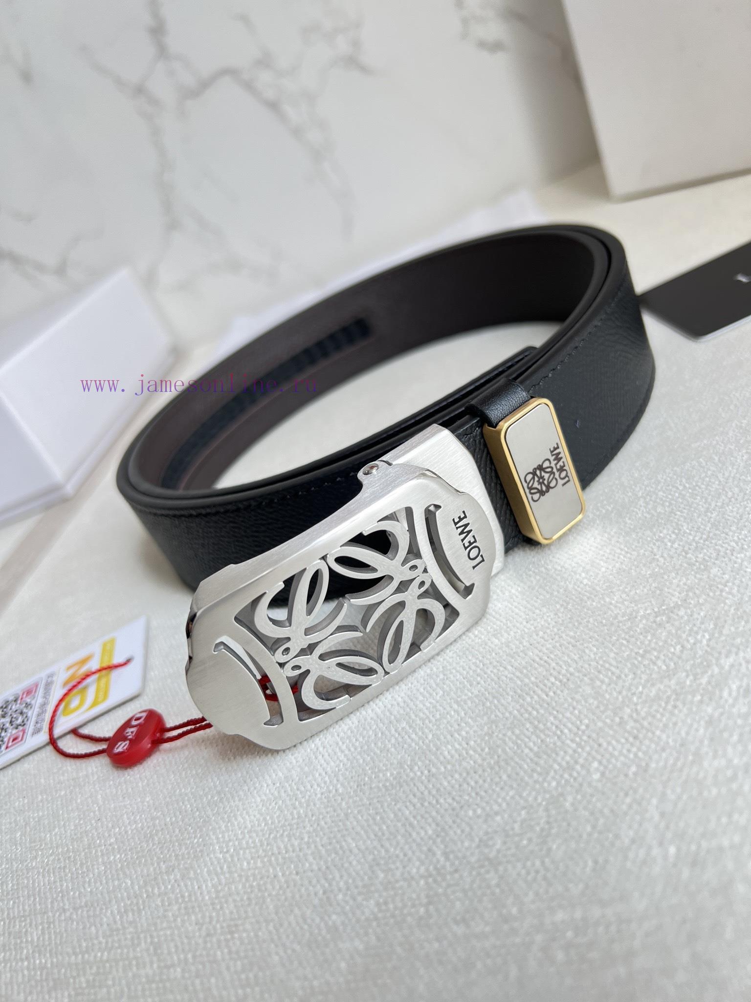 Luo Yiwei Loewe Belt ️ Automatic BeltPure steel material glossy automatic buckle, automatic 9564q02q - Image 3