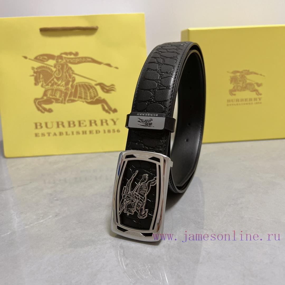 BurberryMaterial: Leather Belt with 100% Head Layer. The leather belt is guaranteed to be ge zym5z7ss - Image 2