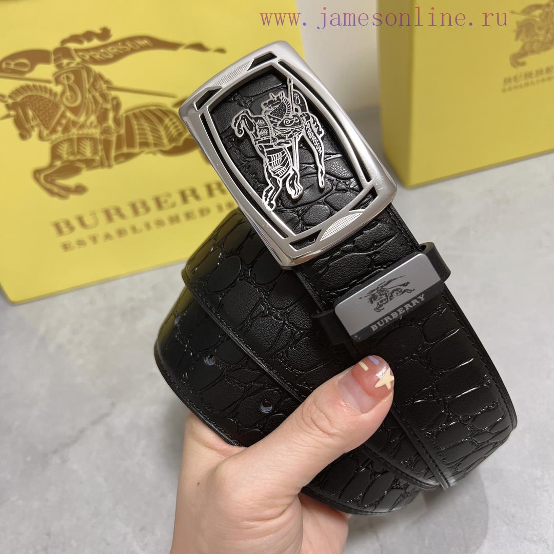 BurberryMaterial: Leather Belt with 100% Head Layer. The leather belt is guaranteed to be ge zym5z7ss - Image 6