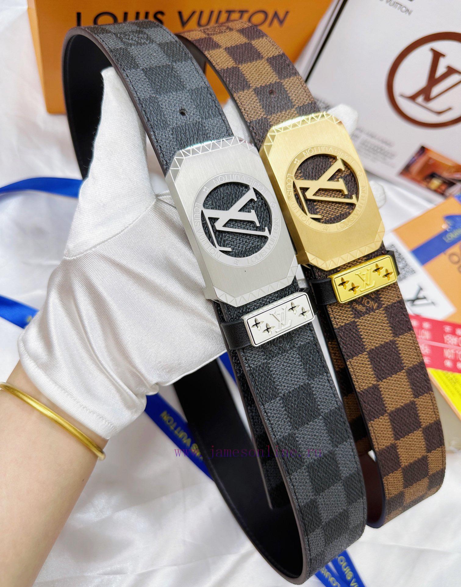 Belt LV Louis Vuitton's top tier replicaThe waistband is made of 100% cowhide, ensuring genu 96odj9ii - Image 10