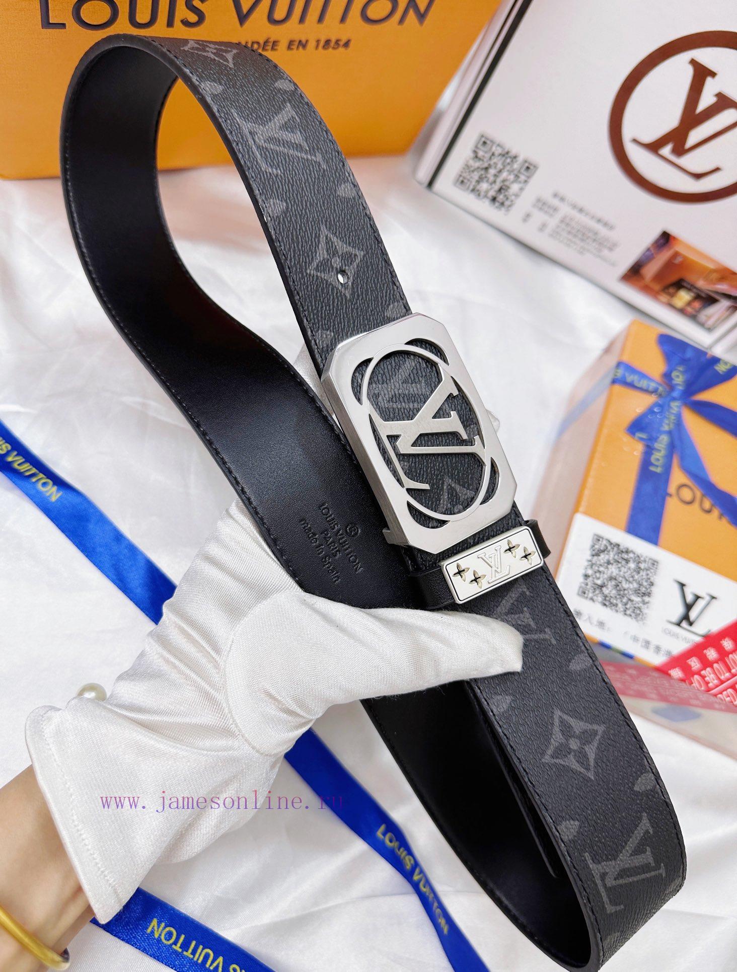 Belt LV Louis Vuitton's top tier replicaThe waistband is made of 100% cowhide, ensuring genu 3s9etrni - Image 8