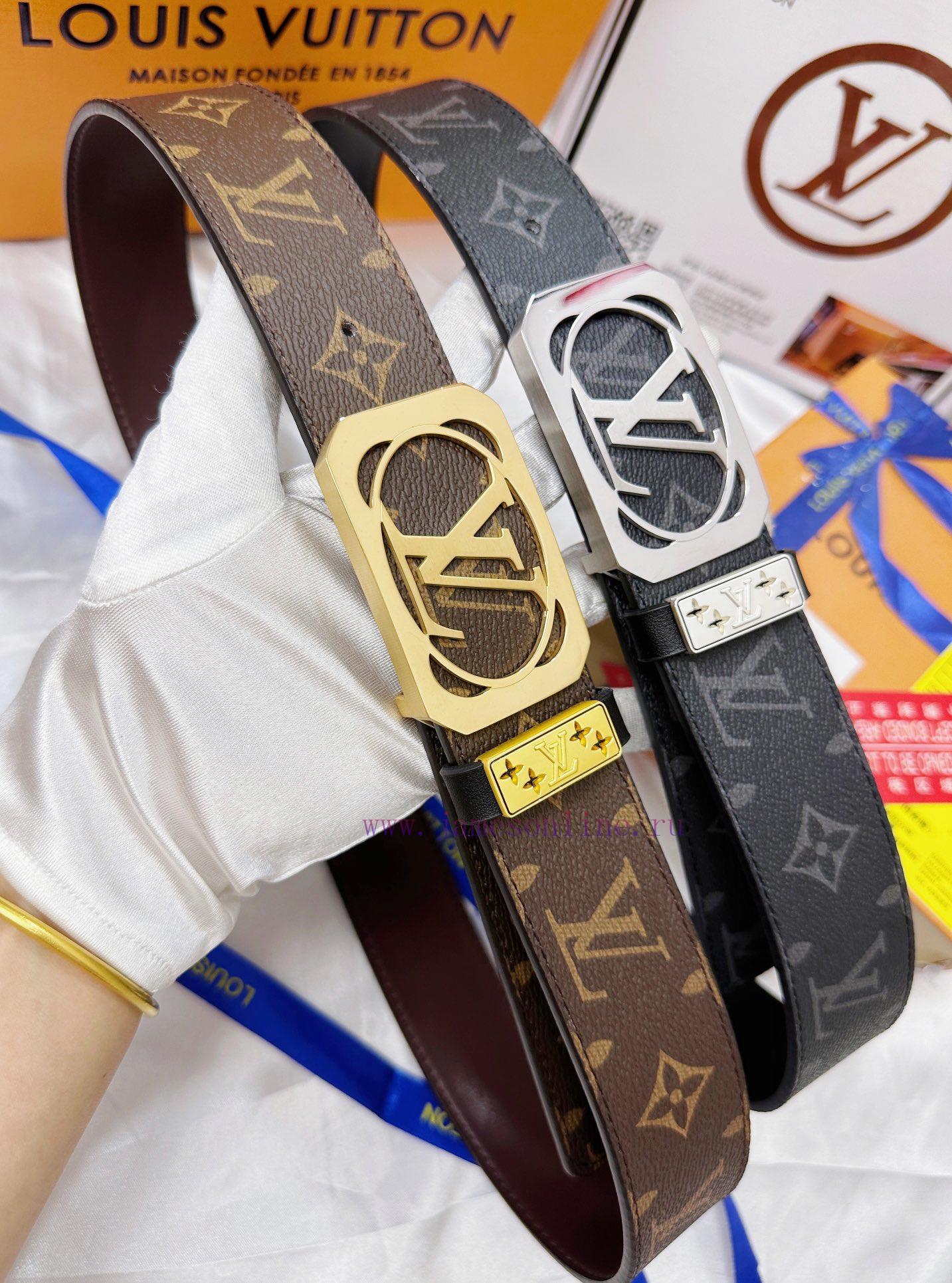 Belt LV Louis Vuitton's top tier replicaThe waistband is made of 100% cowhide, ensuring genu 3s9etrni - Image 10