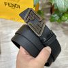 FENDL 40MM wide double-sided original calf leather with a single ruthenium palladium plated h7cdrw91
