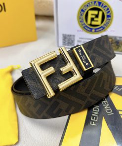 Belt FENDI Fendi ReproductionThe waistband is made of 100% cowhide, ensuring genuine leather fqd81jjm