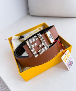 Fendi FENDI ️ Belt and beltBuckle, original classic pure copper boutique letter buckle, phot 7wkd7ghr