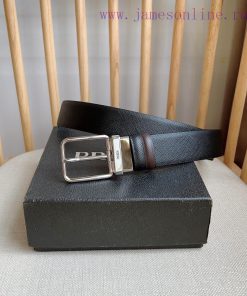 PRADA's reversible waist belt features the iconic Saffiano leather belt on one side, paired 2fb1hfa2