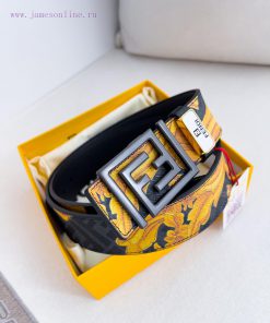 Fendi FENDI ️ Belt and beltBuckle, original classic pure copper boutique letter buckle, phot l99eb73r