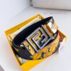 Fendi FENDI ️ Belt and beltBuckle, original classic pure copper boutique letter buckle, phot qek2wi1k