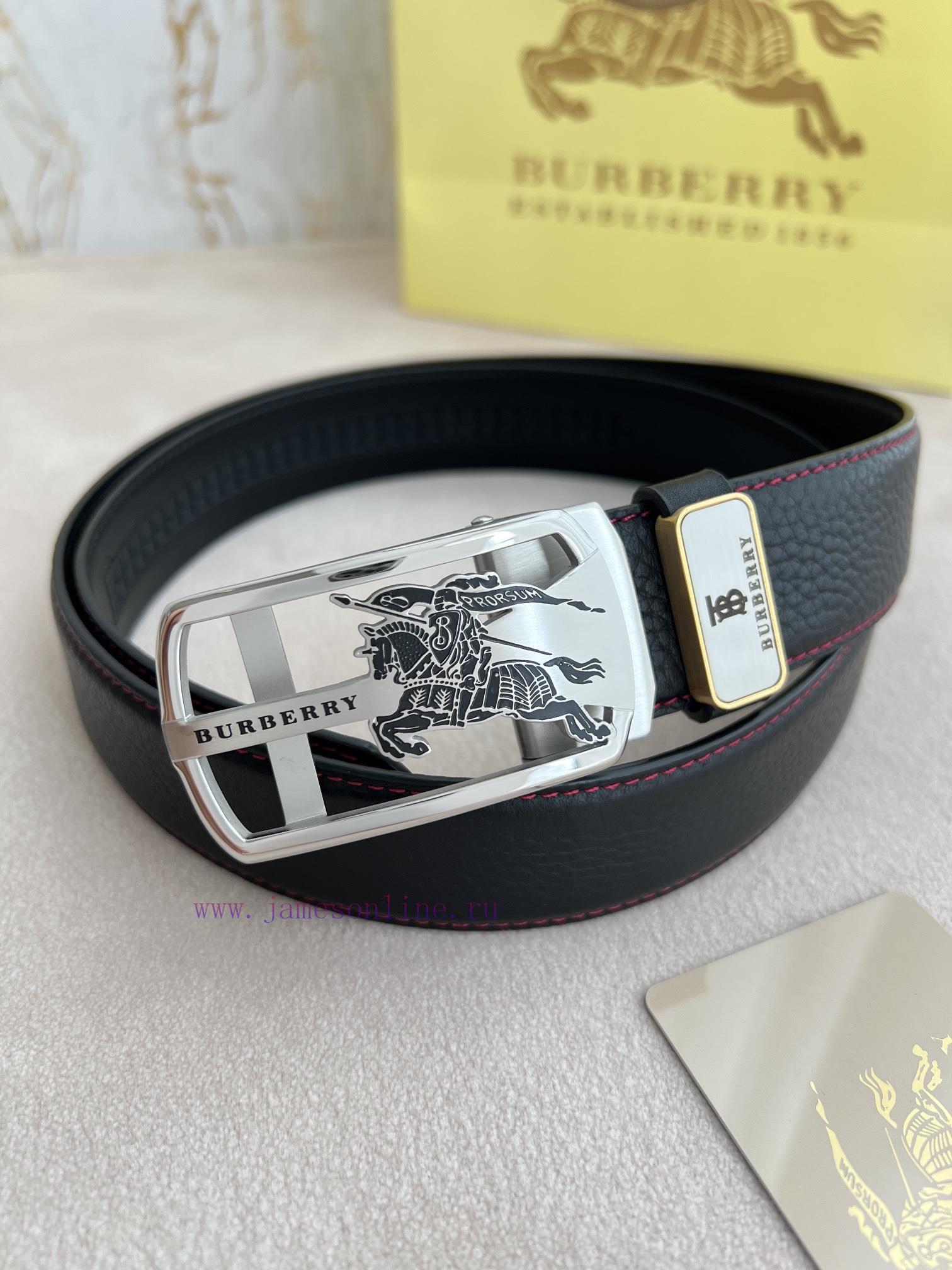 Burberry Burberry Belt ️ Automatic BeltAutomatic buckle, made of pure steel material, automa frxqd542 - Image 2