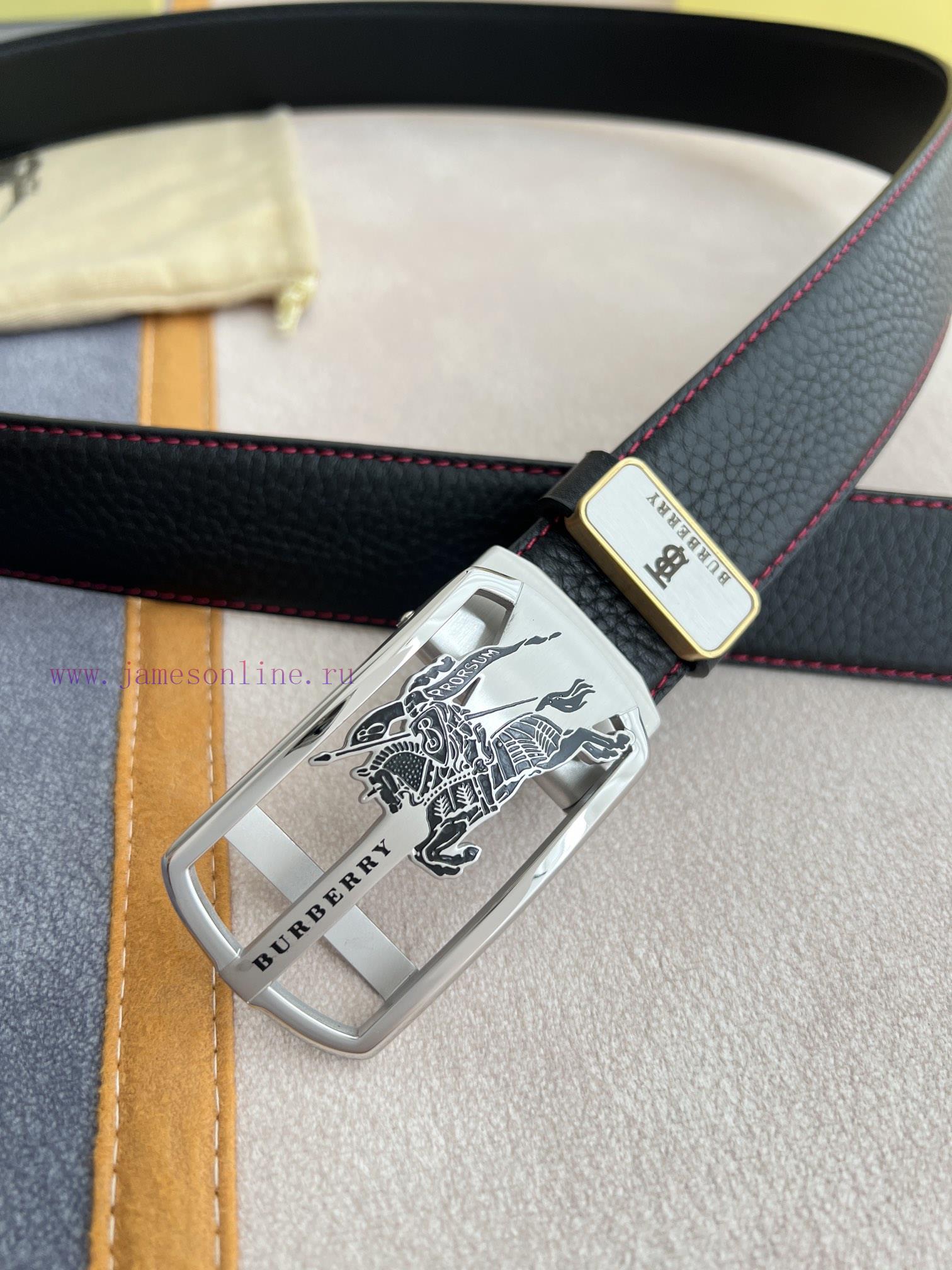 Burberry Burberry Belt ️ Automatic BeltAutomatic buckle, made of pure steel material, automa frxqd542 - Image 6