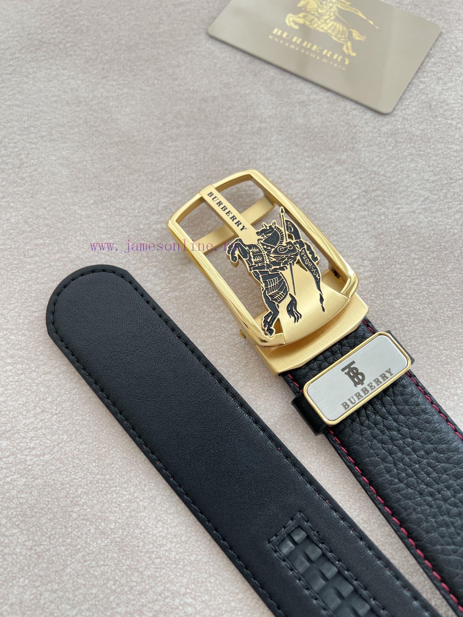 Burberry Burberry Belt ️ Automatic BeltAutomatic buckle, made of pure steel material, automa frxqd542 - Image 9