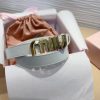 The Miu Miu leather belt is an ideal choice to enhance the unique style and tasteThe eye-cat 94w0gioa