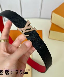 Width 30mm 𝕃𝕠𝕦𝕚𝕤𝕧𝕦𝕚𝕥𝕥𝕠𝕟 Lvjia's new SS23 limited edition women's belt classic double-sided c 809pw5so