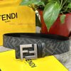 FENDI FendiFull set of the same width 4.0CM double ring front and back waist belt FF nail bu yjuqaonr