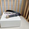 LOEWE's latest same style waist belt [Celebration] [Celebration] Plain cowhide leather belt axrspb0z