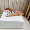 LOEWE's latest same style waist belt [Celebration] [Celebration] Plain cowhide leather belt 1foap0vo