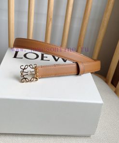 LOEWE's latest same style waist belt [Celebration] [Celebration] Plain cowhide leather belt 1foap0vo