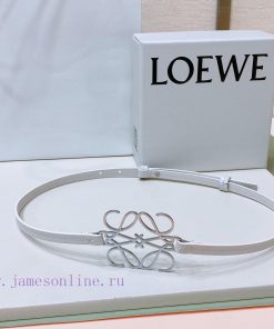 Luo Yiwei LOEWEOfficial synchronization of women's belt, hollow metal belt, smooth cowhide l 07y0fkwx