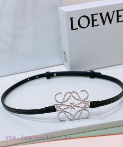 Luo Yiwei LOEWEOfficial synchronization of women's belt, hollow metal belt, smooth cowhide l h3ocpy46