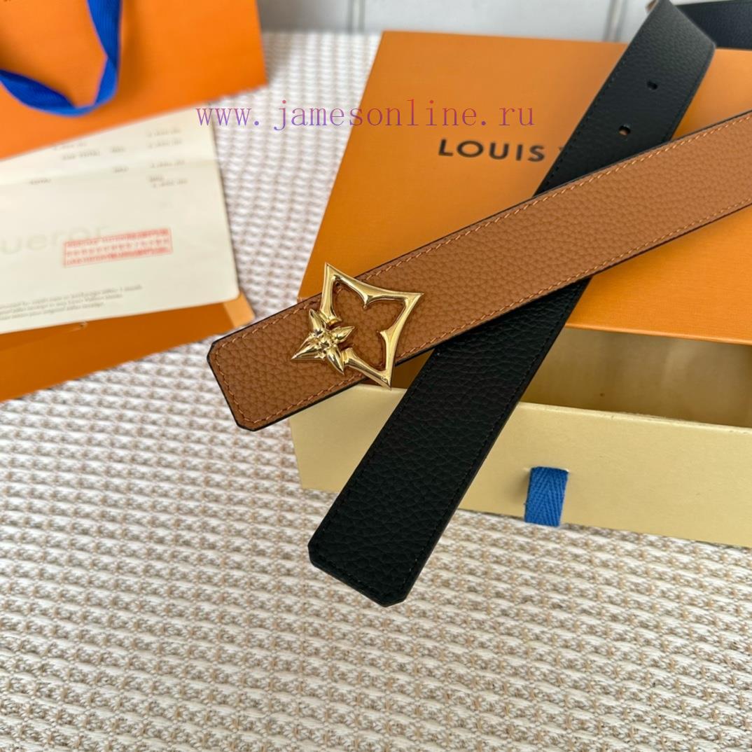 Width 30mm, latest women's double-sided waist belt, width 3cm, imported original double-side kk3bihfo - Image 3