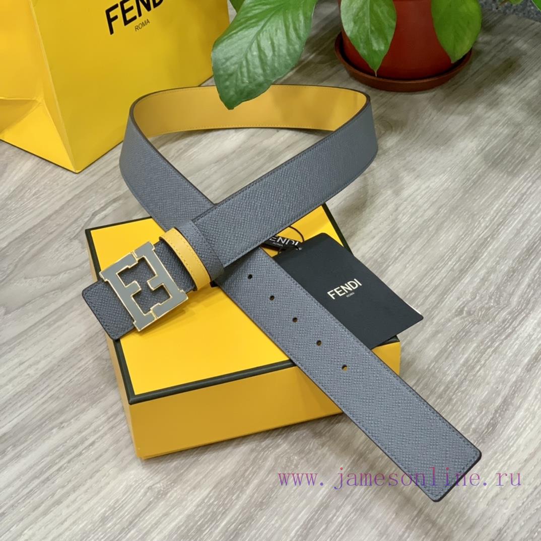 Comes with a complete gift boxFENDL 40MM wide double-sided original calf leather with a sing wd51kzct - Image 2