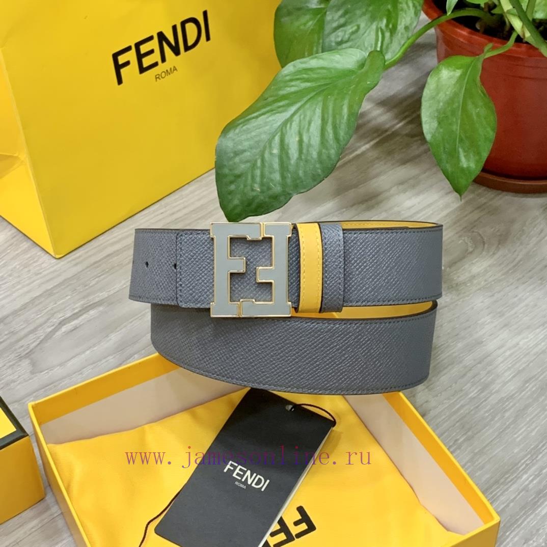 Comes with a complete gift boxFENDL 40MM wide double-sided original calf leather with a sing wd51kzct - Image 6