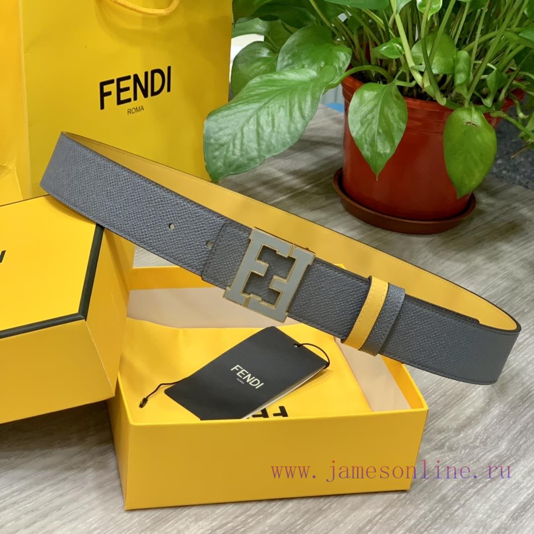 Comes with a complete gift boxFENDL 40MM wide double-sided original calf leather with a sing wd51kzct - Image 7