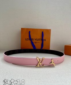 This 3.4-wide LV Initiales double-sided belt is made of brand new lychee leather, with a ric 8h0lzx3q