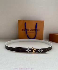 The 2.0-wide LV Trio double-sided belt is made of delicate cowhide leather and Monogram canv d6fdq812