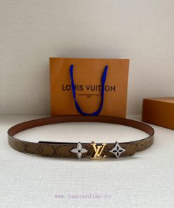 The 2.0-wide LV Trio double-sided belt is made of delicate cowhide leather and Monogram canv ebnrpzt7