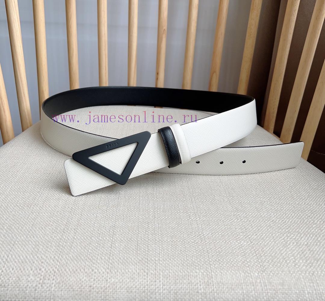 PRADA's buckle style waist belt comes from a multifunctional combination accessory series th eem8e76a - Image 5