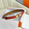 Hermes Women's BeltFull set of 1.8mm women's Kelly original imported leather K gold/platinum 6efccfi7