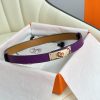 Hermes Women's BeltFull set of 1.8mm women's Kelly original imported leather K gold/platinum 7obj9qf8