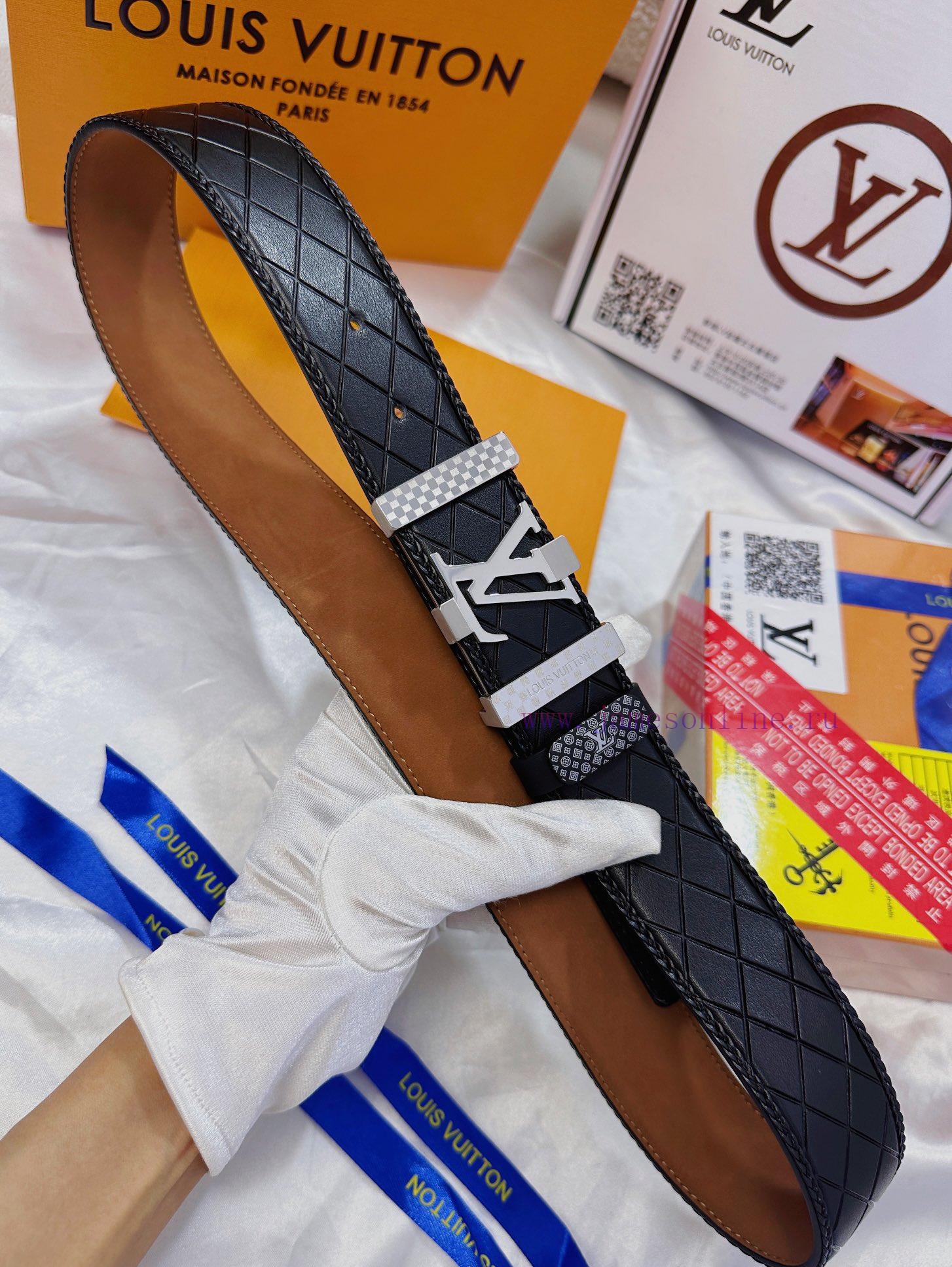 Belt LV Louis Vuitton's top tier replicaThe waistband is made of 100% cowhide, ensuring genu az0xluca - Image 7