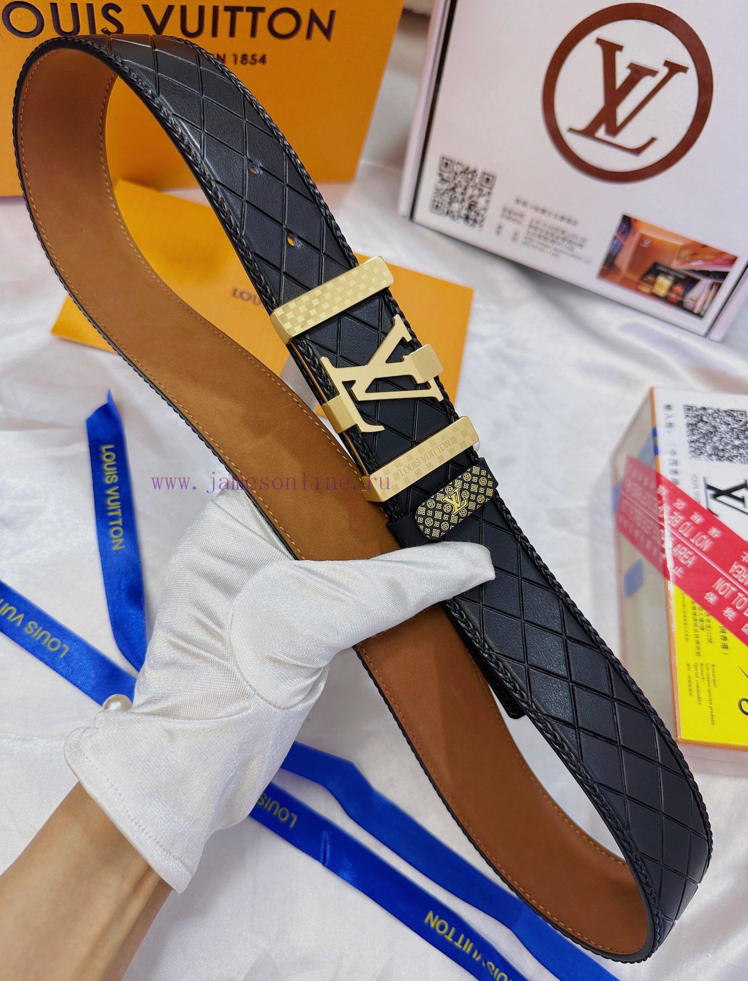 Belt LV Louis Vuitton's top tier replicaThe waistband is made of 100% cowhide, ensuring genu az0xluca - Image 8
