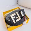 Fendi FENDI ️ Belt and beltBuckle, original classic pure copper boutique letter buckle, phot 88csx2bk