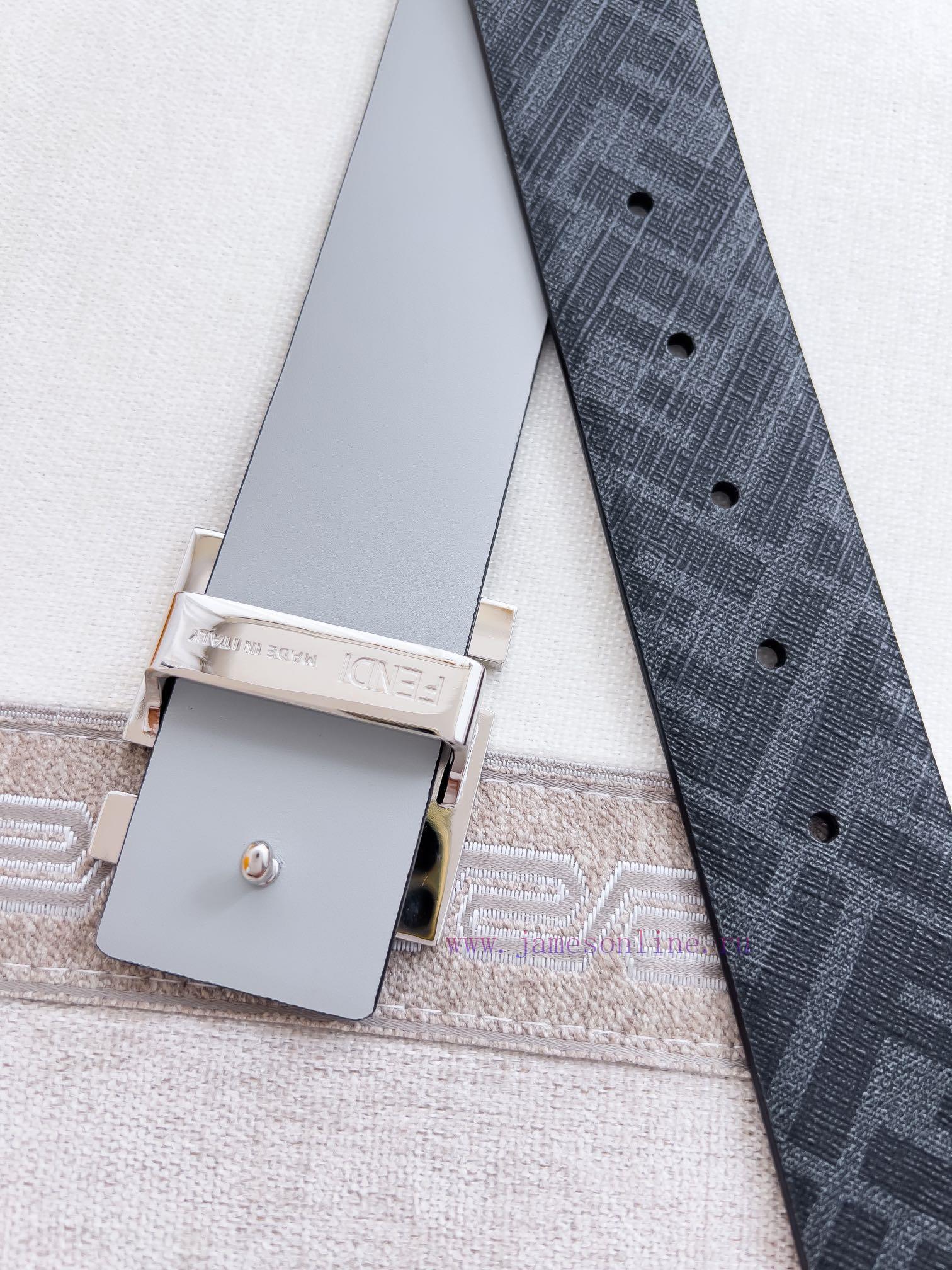 Fendi FENDI ️ Belt and beltBuckle, original classic pure copper boutique letter buckle, phot fd1ysuyb - Image 6