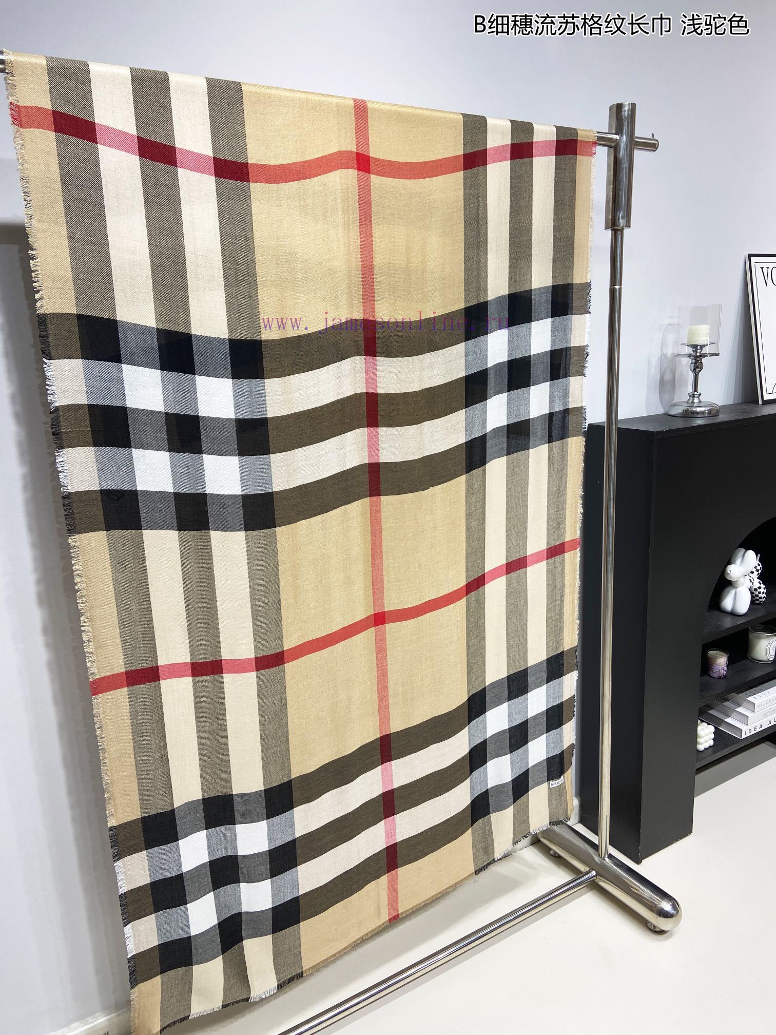 New bling bling Burberry unisex B fine tassel plaid long scarf, this is the hard product, remwvavo58 - Image 4