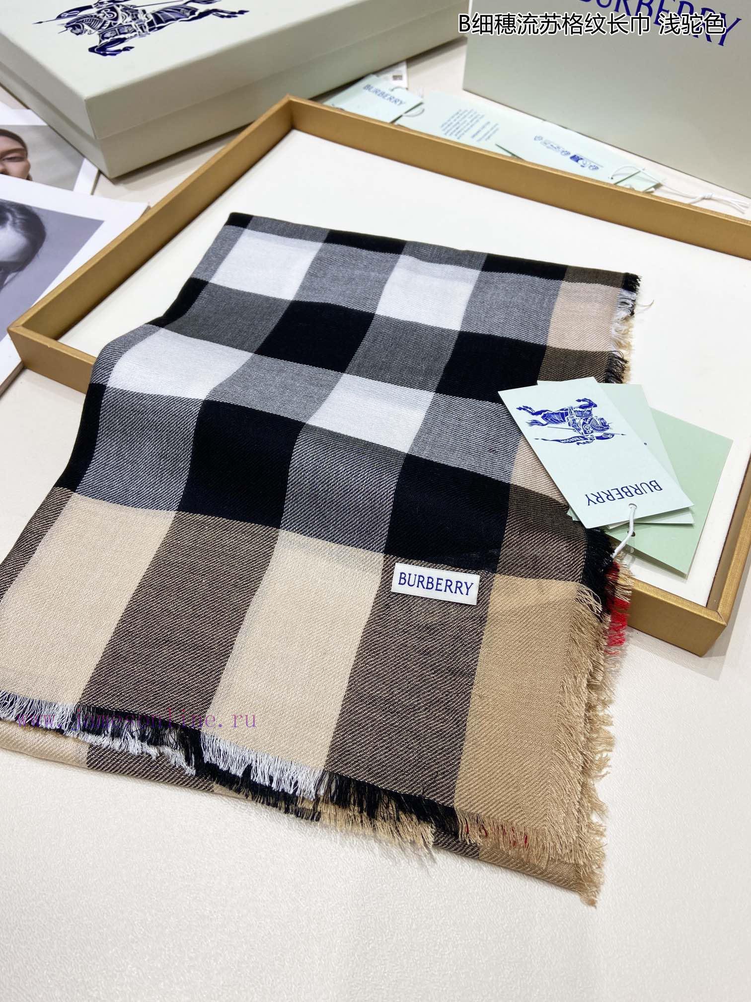 New bling bling Burberry unisex B fine tassel plaid long scarf, this is the hard product, remwvavo58 - Image 5