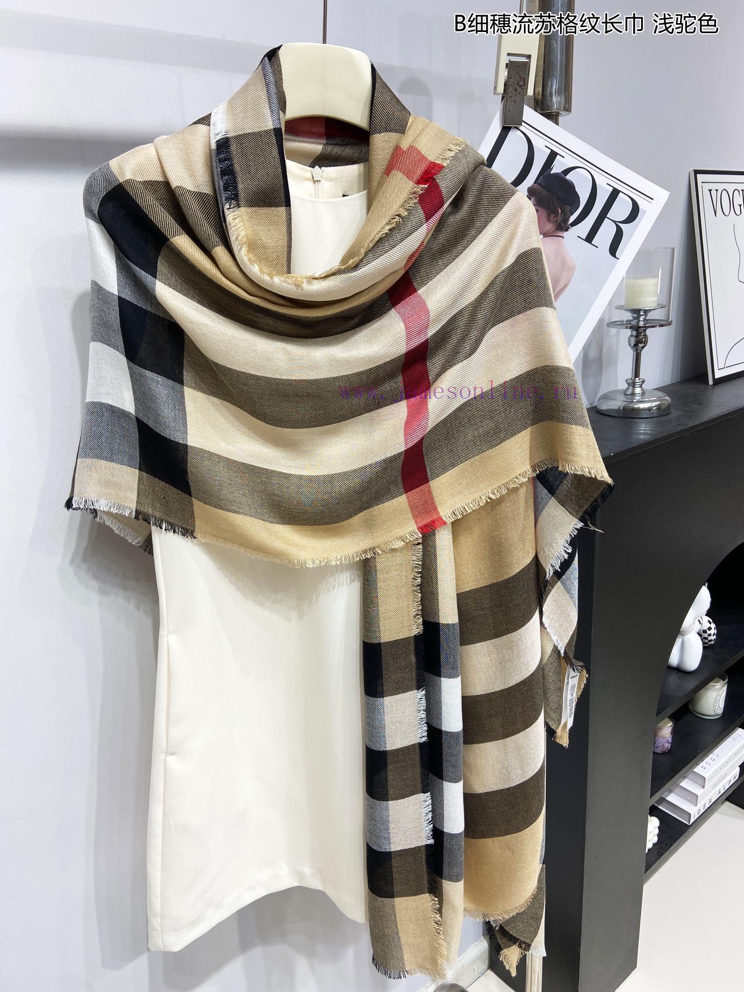 New bling bling Burberry unisex B fine tassel plaid long scarf, this is the hard product, remwvavo58 - Image 8