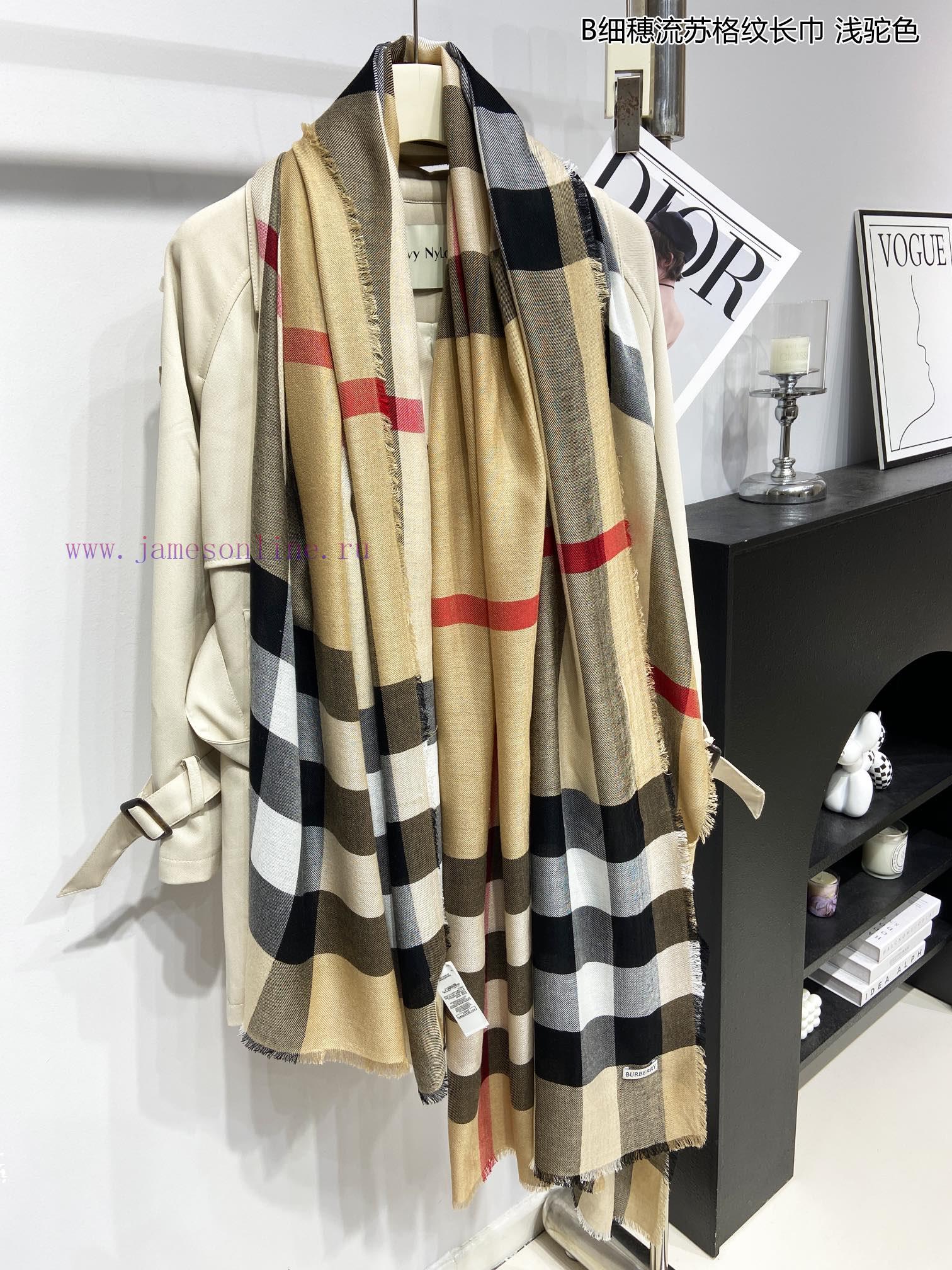 New bling bling Burberry unisex B fine tassel plaid long scarf, this is the hard product, remwvavo58 - Image 9