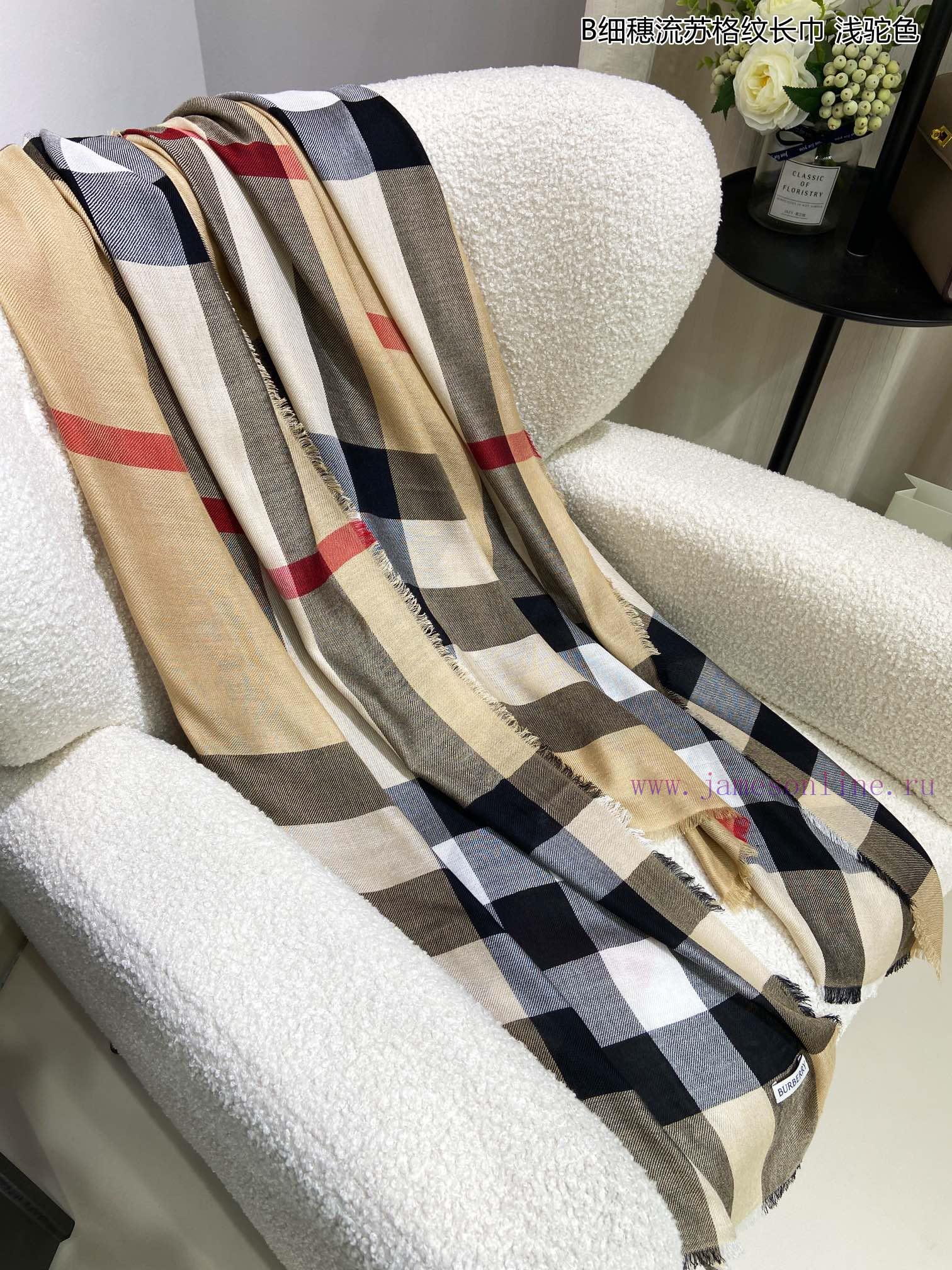 New bling bling Burberry unisex B fine tassel plaid long scarf, this is the hard product, remwvavo58 - Image 11