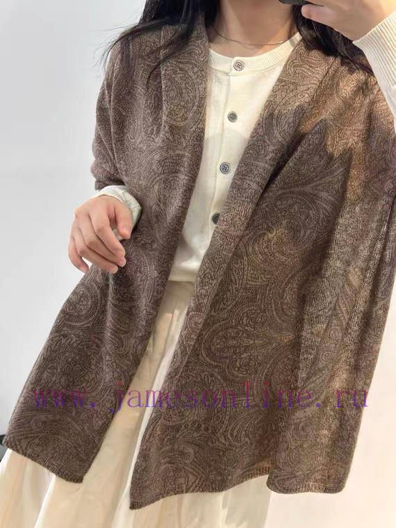 Piana LP Cashew Pattern Cashmere Long Scarf LP Cashmere Family, the new aristocrat in the caxyurgpxh - Image 3