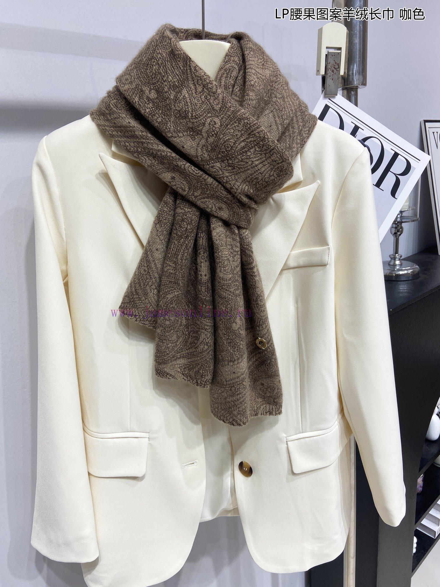 Piana LP Cashew Pattern Cashmere Long Scarf LP Cashmere Family, the new aristocrat in the caxyurgpxh - Image 6