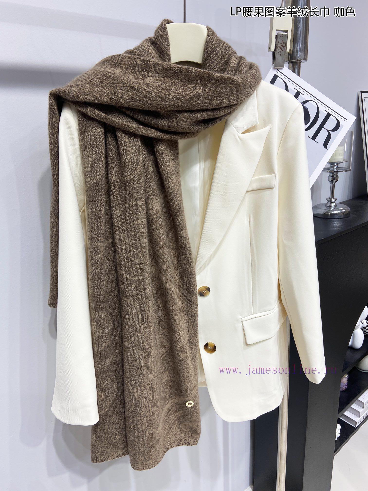 Piana LP Cashew Pattern Cashmere Long Scarf LP Cashmere Family, the new aristocrat in the caxyurgpxh - Image 8