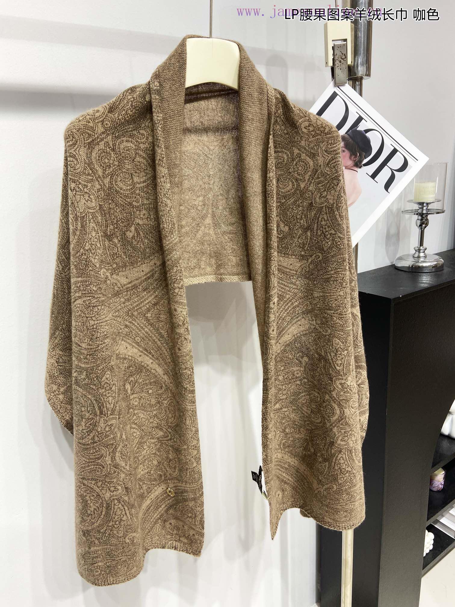 Piana LP Cashew Pattern Cashmere Long Scarf LP Cashmere Family, the new aristocrat in the caxyurgpxh - Image 10