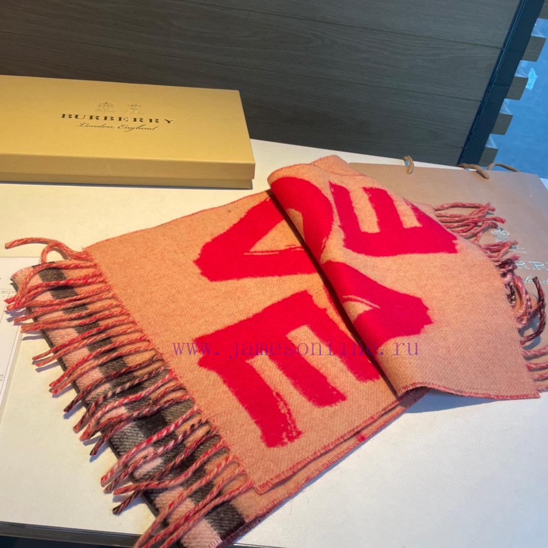 Burberry Double sided Scarf ️ One side solid color LOVE, one side classic plaid ️ Very styli4rd93d90 - Image 7