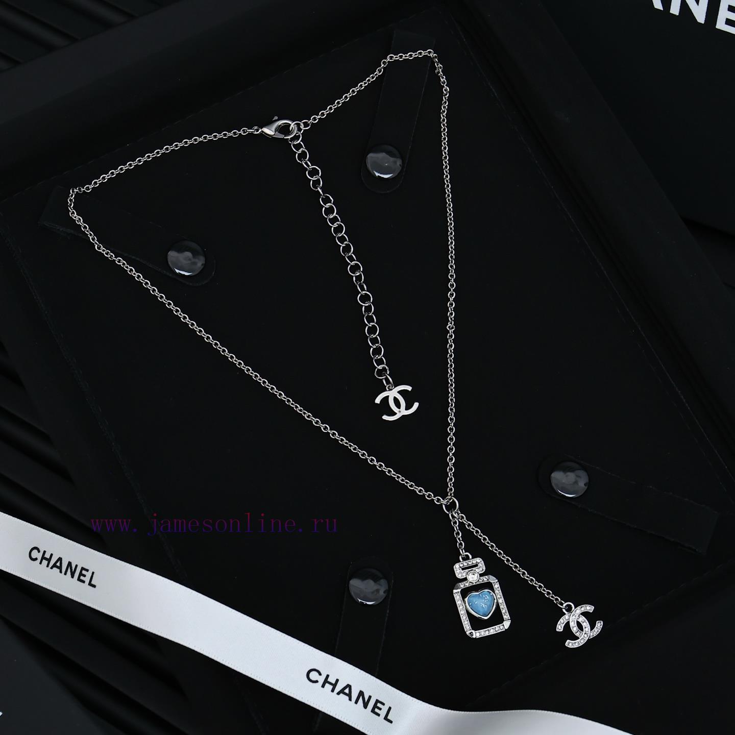 Chanel 25P Colored Glass Perfume Bottle NecklaceThis Season Is A Great Perfume Bottle SeriesCom k325rsrl - Image 3