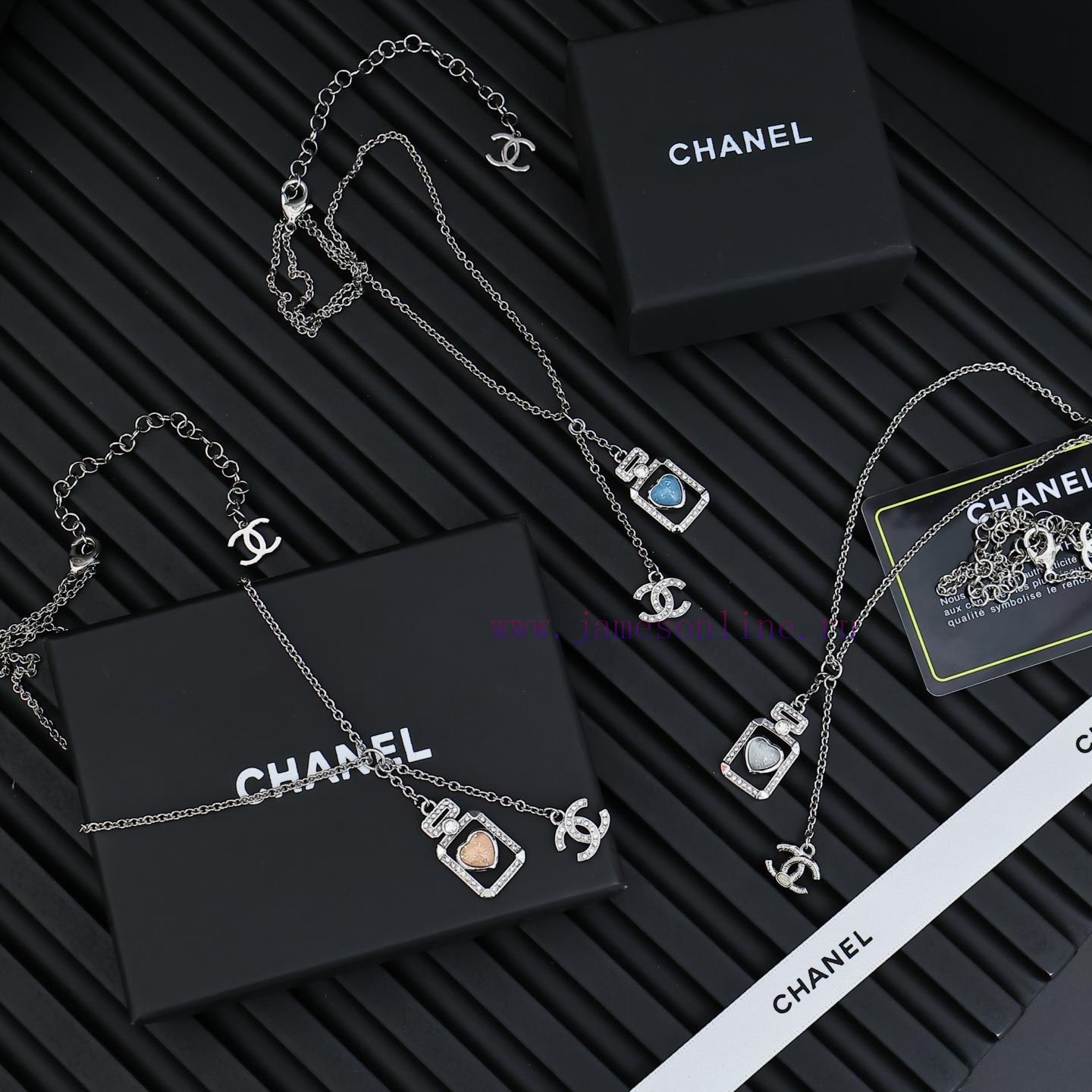 Chanel 25P Colored Glass Perfume Bottle NecklaceThis Season Is A Great Perfume Bottle SeriesCom k325rsrl - Image 10