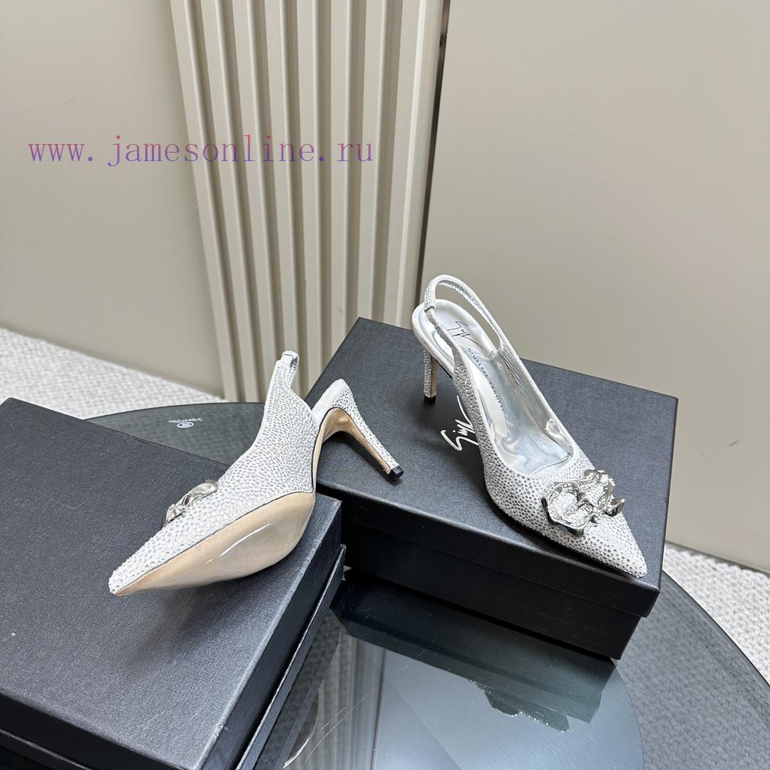 Giuseppe ZanottiGZ 2024s New Rhinestone High HeelsThe Rhinestone Heel Wraps Around Yangjing And dicqu59k - Image 5